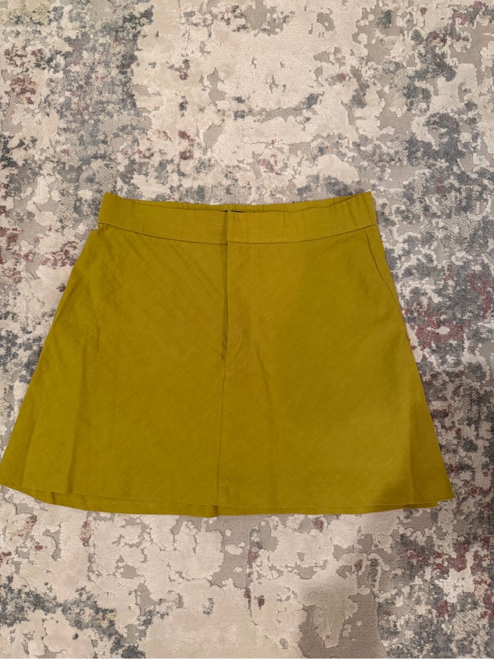 Zara Olive Mini Skirt